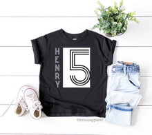 Load image into Gallery viewer, Five Birthday Shirt, 5th Birthday Boy Shirt, Birthday Five Shirt, 5 Birthday Shirt, 5th Birthday Shirt, Im Five, Five Shirt Boy