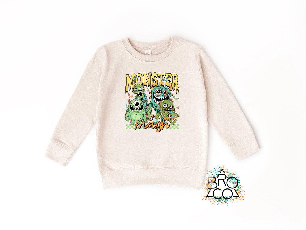 Boys Halloween Sweatshirt | Monster Mash Shirt | Toddler Halloween | Kids Halloween Shirt | Halloween Boy Shirt | Boys Crewneck