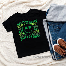 Load image into Gallery viewer, Happy Go Lucky Boys St Patricks Day Shirt
