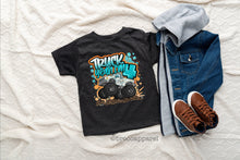 Load image into Gallery viewer, Truck Yeah Im 4, Four Birthday Shirt, Truck Birthday Shirt, Birthday Boy Shirt, Im 4 Shirt, Im Four Shirt, Fourth Birthday Shirt
