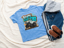 Load image into Gallery viewer, Truck Yeah Im 12, 12 Monster Truck, Monster Truck Shirt, 12 Birthday Shirt, Twelve Shirt, 12th Birthday Shirt, Boys 12th Birthday