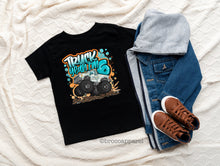 Load image into Gallery viewer, Truck Yeah Im 6, Boys 6th Birthday, 6th Birthday Shirt, Truck Birthday Shirt, Im Six Shirt, Kids 6th Birthday, Truck Yeah Birthday