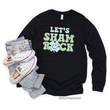 Load image into Gallery viewer, Lets Shamrock Boys St Patricks Day Long Sleeve Shirt