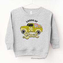 Load image into Gallery viewer, Loads Of Luck Boys St Patricks Day Sweatshirt
