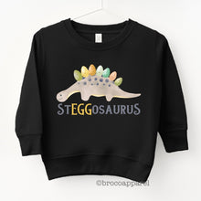 Load image into Gallery viewer, Boys Easter Egg Dinosaur Crewneck Sweatshirt