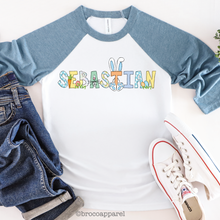 Load image into Gallery viewer, Easter Name Raglan
